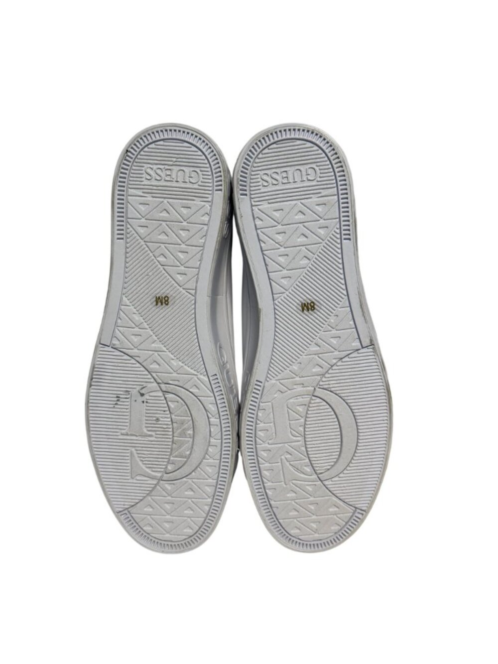 Guess Women's Sneakers White Gold Size 8 NWOT - Picture 5 of 6